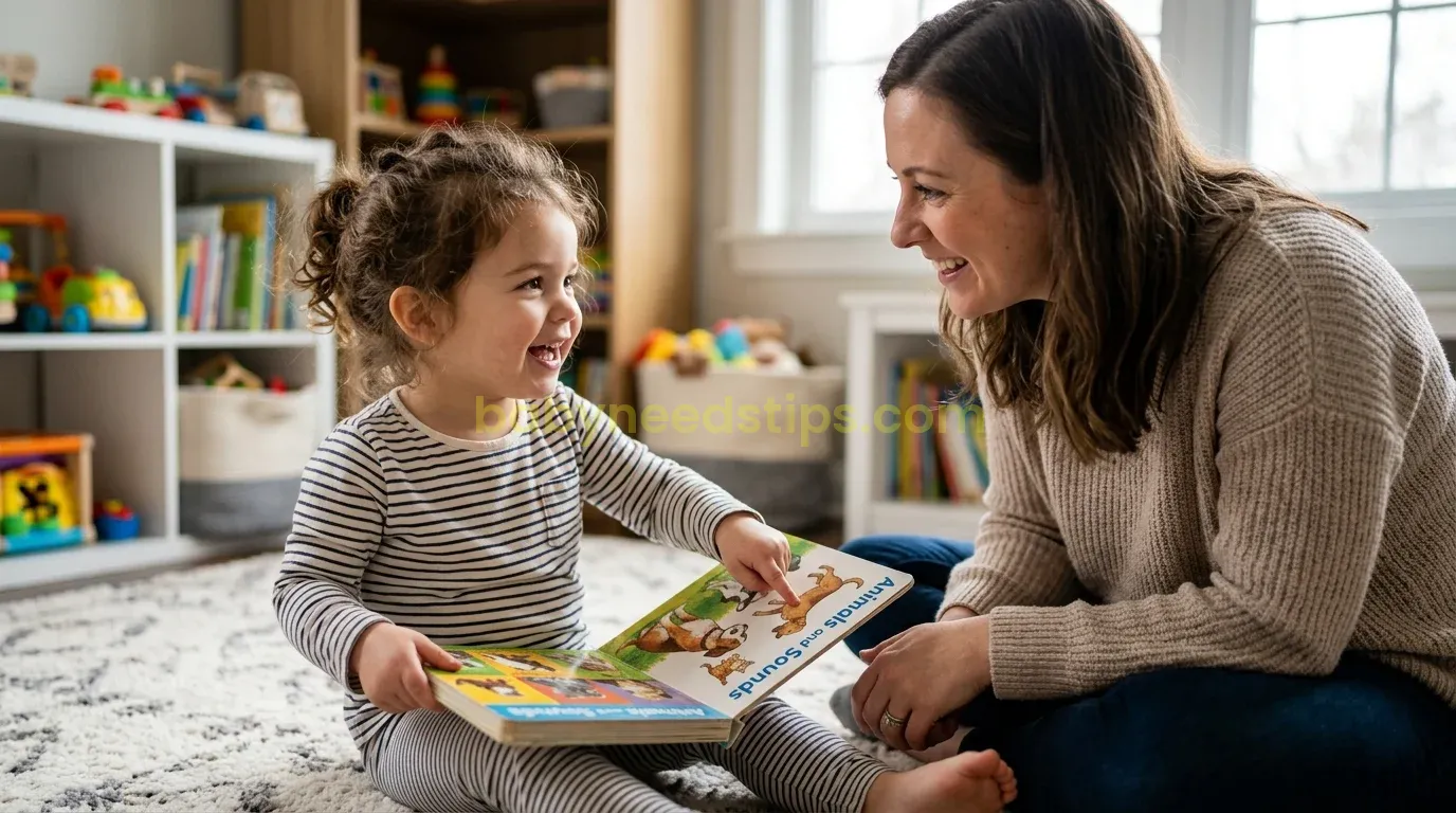 Illustration for blog section about: 2-Year-Old Speech Milestones: What's Normal and When to Worry, 