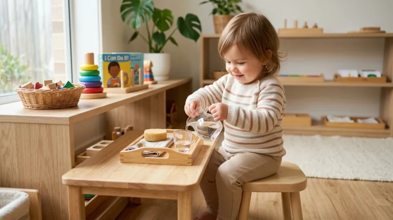 Best Montessori Activities for 18-Month-Olds to Foster Independence