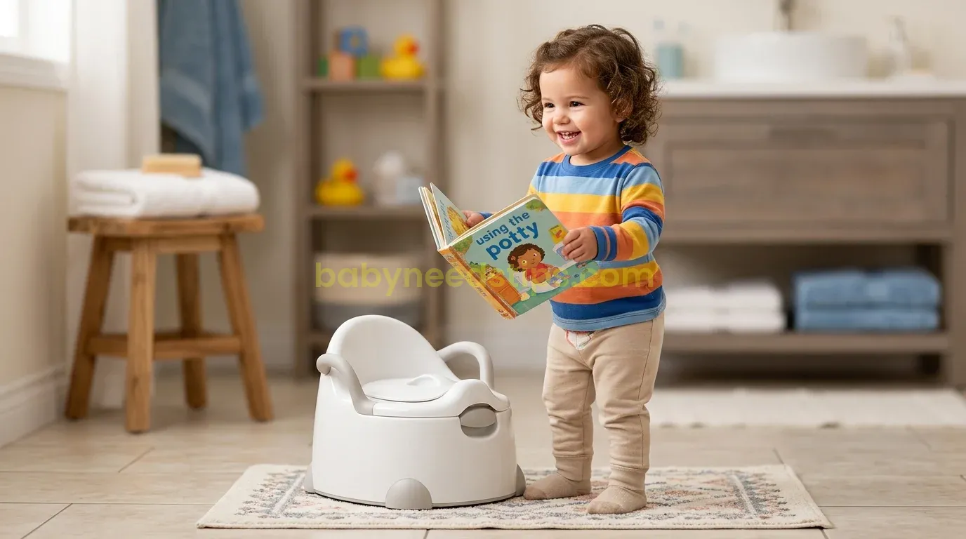 Illustration for blog section about: Potty Training Readiness Signs: How to Know Your Toddler is Rea
