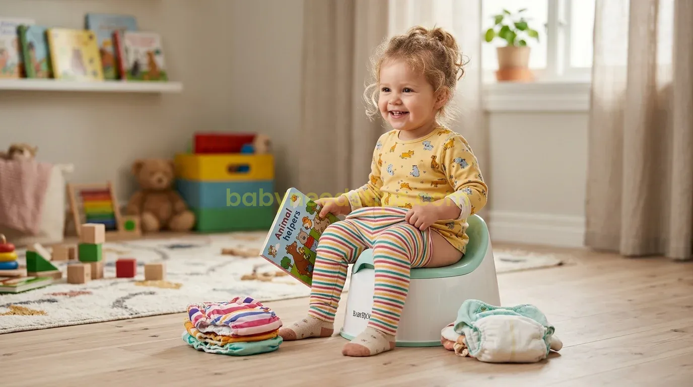 Illustration for blog section about: Potty Training Readiness Signs: How to Know Your Toddler is Rea