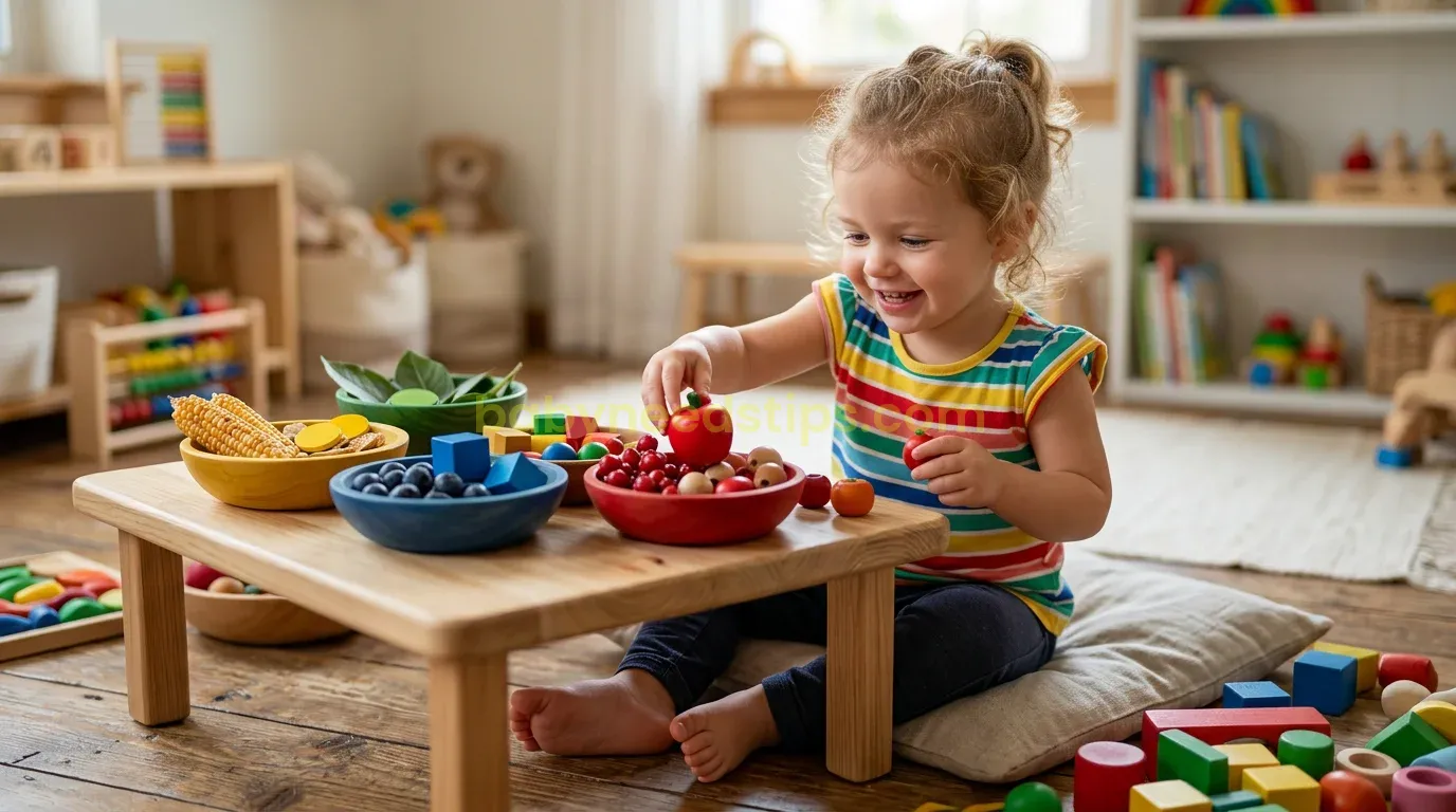 Illustration for blog section about: Fun and Natural Ways to Teach Colors to Your 2-Year-Old, image 